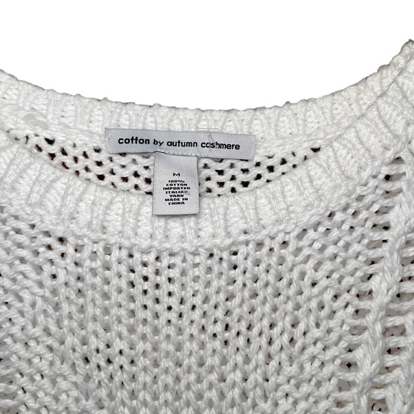 Autumn Cashmere‎ Embroidered Floral Knit Cottagecore Sweater Grannycore Medium - Picture 4 of 4